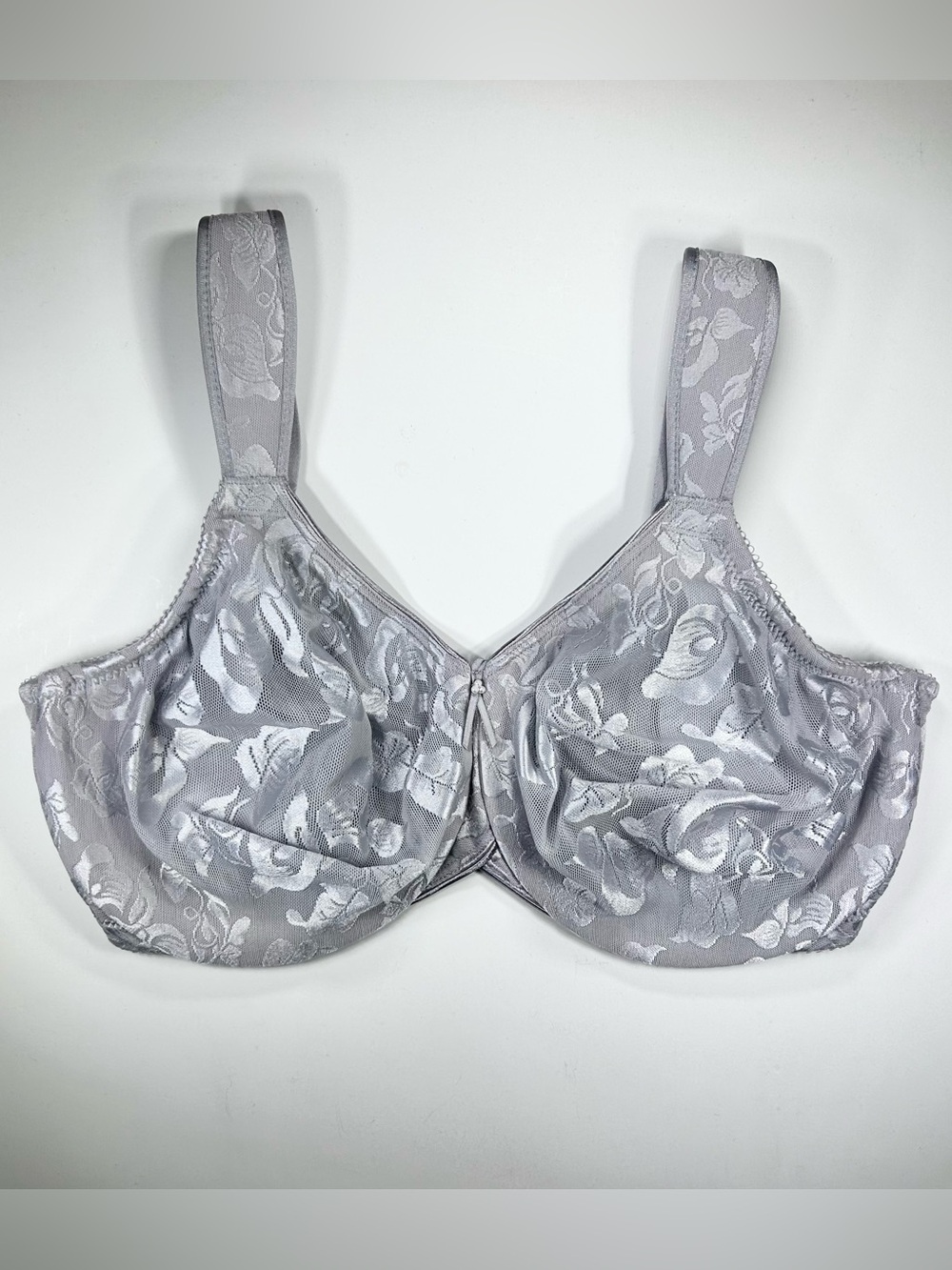 Wacoal Awareness Underwire Full Coverage Bra Gray Floral 34G